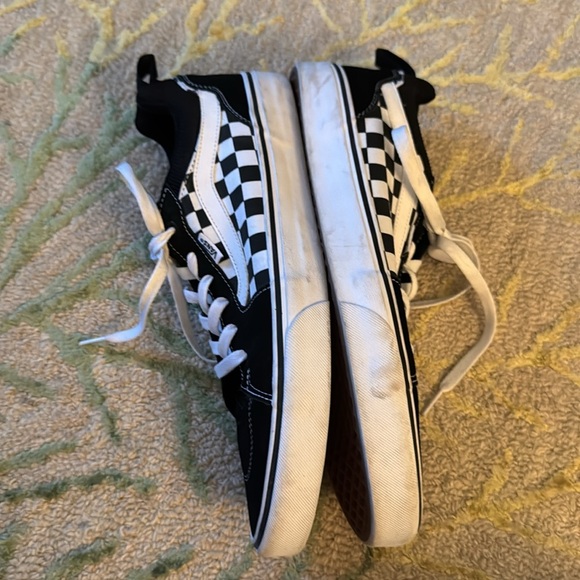 Black and white checkered old school Suede vans 13 - Picture 3 of 8